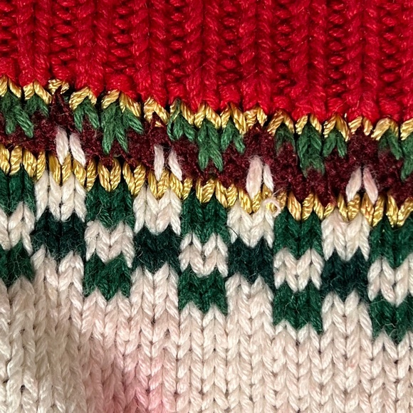 Vintage Ugly Christmas Sweater TIARA Cardigan Sweater Womens Large 90’s - Picture 16 of 16